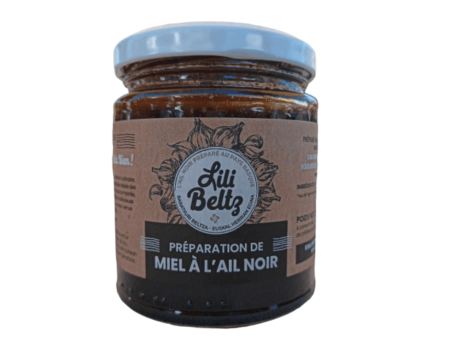 Miel à l'ail noir  "Miel de montagne" 