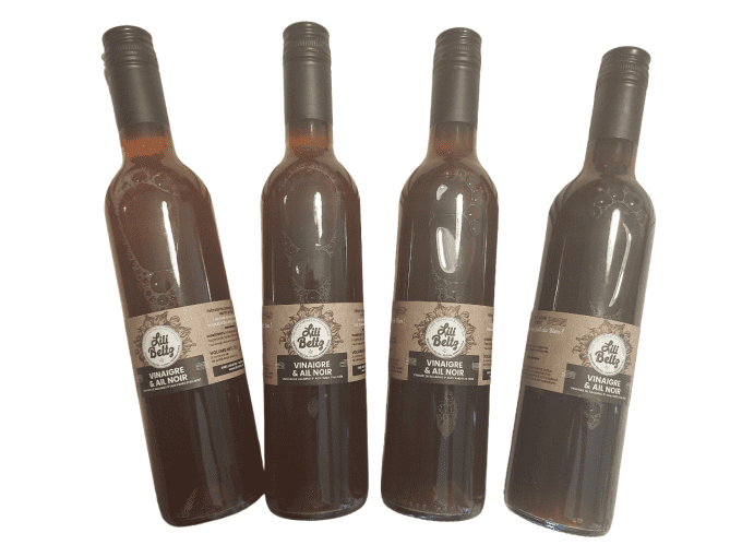 Un vinaigre à l'ail noir qui sublimera vos vinaigrettes. 50 cl 