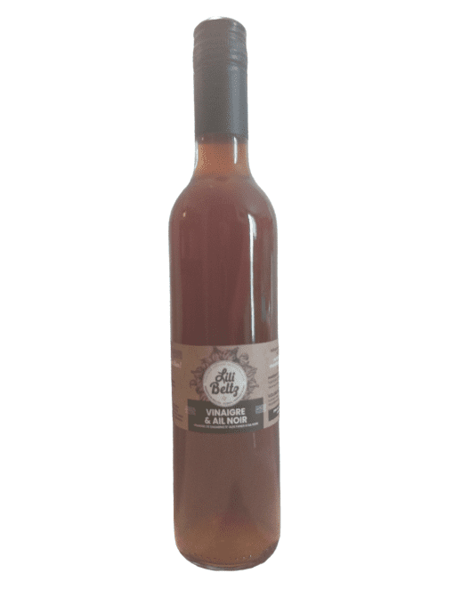 Un vinaigre à l'ail noir qui sublimera vos vinaigrettes. 50 cl 